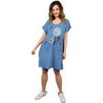 HOSH Dámské šaty Sora Velikost: UNI, Barva: Tyrkysová