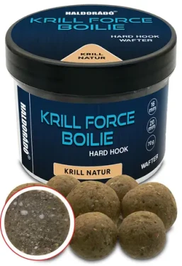 Haldorádó Wafters Krill Force Hard Hook Boilies 16/20mm Krill Natur (HD32479)