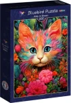 BLUEBIRD Puzzle Kotě a květ