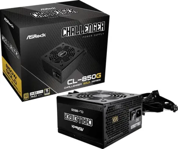 ASROCK Challenger CL-850G / ATX / 850W / 80 Plus Gold / 120 mm / nemodulární (CL-850G)