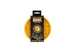 Kiwi Walker Paw Mini Slow-Licking Bowl oranžová / Lízací miska / průměr 140 mm / proti hltání (FDP-714)