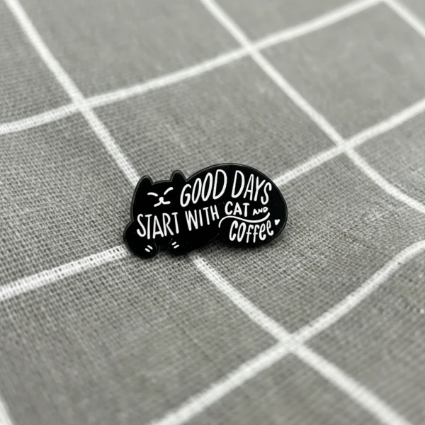 Pinarna.cz Good days start with cat and coffee / Dobré dny začínají s kočkou a kávou