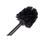Erga Madera, toaletní WC kartáč na postavení, černá-hnědá, ERG-YKA-P.MADERA-BLK