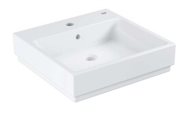 GROHE - Cube Ceramic Umyvadlo s přepadem, 50x49 cm, PureGuard, alpská bílá 3947800H