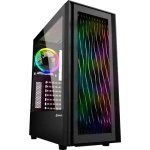 Sharkoon RGB WAVE černá / ATX / 2x USB 3.0 / 1x USB-C / 4x 120mm / bez zdroje / průhledná bočnice (4044951037544)