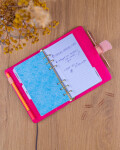 Týdenní diář 2027 Notique Refill kroužkový 12,5 x 19 cm pudrově růžový
