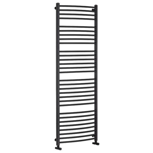 CERANO Koupelnový radiátor Stefano - boční připojení - 943W - černá matná - 1710x650 mm