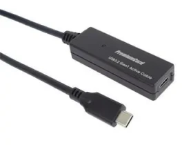 PremiumCord USB-C repeater a prodlužovací kabel Male-Female 10 m / Prodlužovací kabel / USB-C / 5 Gbps (8592220023843)