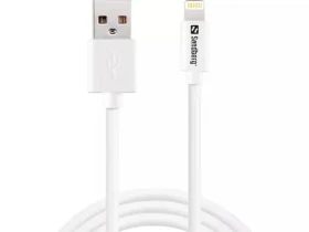 Sandberg USBLightning MFI 1m SAVER bílá / nabíjecí kabel USB-C na Lightning