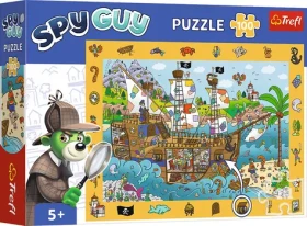 Trefl - Puzzle - Puzzle s hledáním obrázků Spy Guy: Pirátská loď