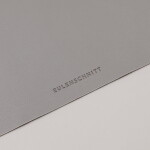 Eulenschnitt Podložka na pracovní stůl Heart Grey 80 x 40 cm, šedá barva, textil