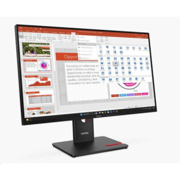 LENOVO LCD ThinkVision T27-40 27",IPS,mat,16:9,1920x1080,178/178,4/6ms,300cd/m2,1500:1,CAM,DP,HDMI,VGA,PIVOT,VESA,3Y EDF_8055344