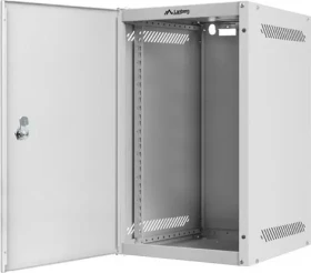 Lanberg WF10-2309-00S šedá / Nástěnná skříň / 10" / 9U / 280x310 mm / kovové dveře / ploché balení (WF10-2309-00S)
