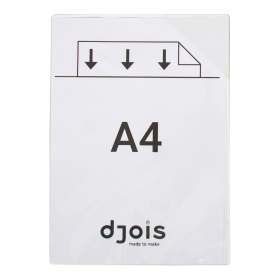 Djois magnetická kapsa - Kang Easy Load, A4, transparentní, bílá, 5 ks