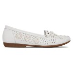 Polobotky Rieker L6396-80 Přírodní kůže (useň)/-Přírodní kůže (useň)
