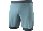 Dynafit Alpine Pro 2v1 pánské běžecké kraťasy Smoke Blue vel. XL