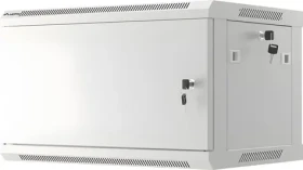 Lanberg WF01-6406-00S šedá / Nástěnný rozvaděč 19" / 6U / 600×450 mm / kovové dveře / flat pack (WF01-6406-00S)