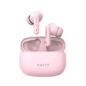 Havit TWS TW967 růžová / Bezdrátová sluchátka do uší s mikrofonem / BT 5.1 (HV-TW967P)