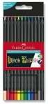Pastelky Faber-Castel trojhranné, black edition - sada 12 barev