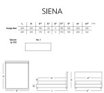 Materasso Jednolůžko čalouněné SIENA - bočnice ROZMĚR: 120 x 200 cm