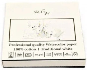 SMLT Art Album akvarel PRO 9x9cm - 15 listů