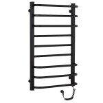 CERANO Elektrický sušák ručníků Ricardo, s displejem - 158 W -černá matná - 860x550 mm