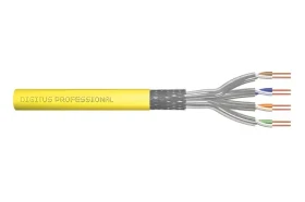 Digitus Cat.7A / Instalační kabel / S/FTP / 500 m / AWG 22/1 / žlutý (DK-1745-A-VH-5)