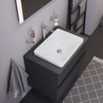 DURAVIT - D-Neo Umyvadlo zápustné 60x44 cm, bez otvoru pro baterii, bílá 0358600079