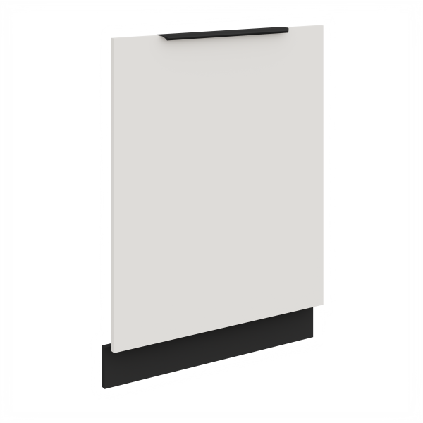 Dvířka na vestavnou myčku nádobí Aria ZM 713x596 Barva korpusu: Černá, Barva dvířek: WH - Crystal white AFM