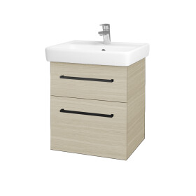 Dřevojas - Umyvadlová skříňka Q MAX SZZ2 55 - D04 Dub / Úchytka T06 / D04 Dub 61282H