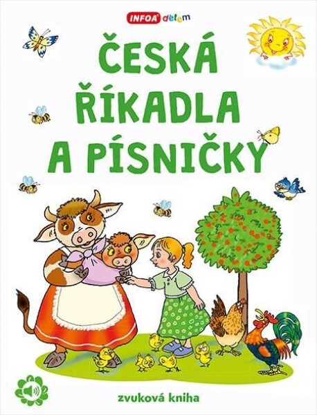 Česká říkadla písničky zvuková kniha