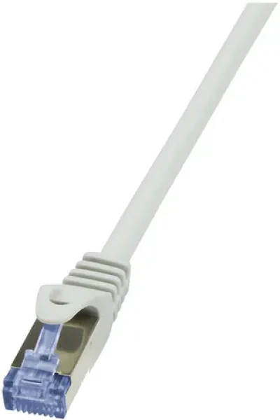 Logilink PrimeLine Cat6a šedá / Patch kabel / S/FTP / 1 m / RJ-45 (CQ3032S)