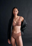 Dámské kalhotky Triumph Signature Sheer Maxi EX - TOASTED ALMOND - mandlové 6901 - TRIUMPH BROWN 38