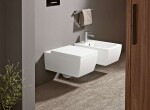 VILLEROY & BOCH - Memento 2.0 Závěsný bidet, s 1 otvorem pro baterii, CeramicPlus, alpská bílá 443300R1