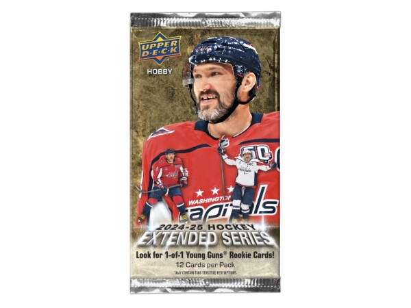 Hokejové karty NHL 2024-25 Upper Deck Extended Series Hobby Balíček