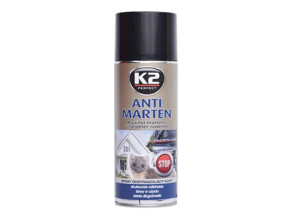 Sprej na ochranu kabeláže proti hlodavcům a kunám K2 400ml