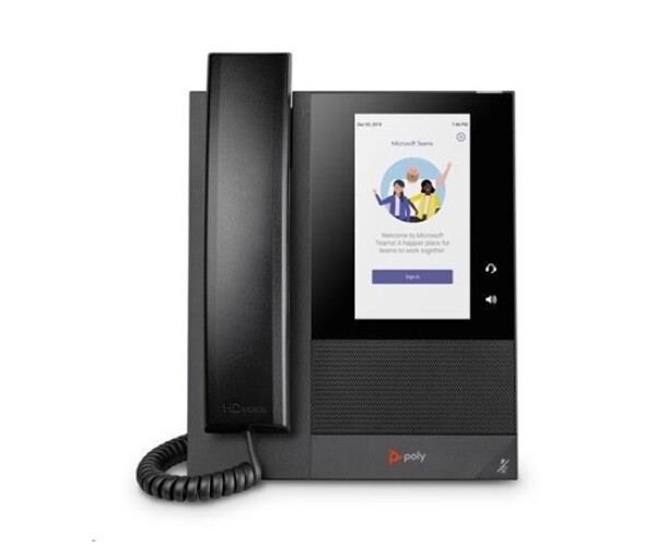 Poly CCX 400 multimediální telefon pro Microsoft Teams s podporou technologie PoE EDF_1457906
