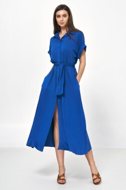Dámské šaty S221 Blue - Nife 40/42 Modrá