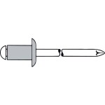 Gesipa 1433909 slepý nýt (Ø x d) 3.2 mm x 8 mm nerezová ocel nerezová ocel nerezová ocel PolyGrip® 1000 ks