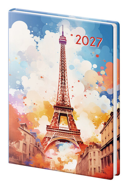 Týdenní diář 2027 Helma kapesní Vario Lyra Paris