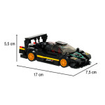 Rastar auto 93900-B pagani Zonda R 1:28 bloky 387 el.