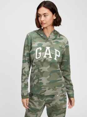 Zelená dámská mikina GAP Logo hoodie