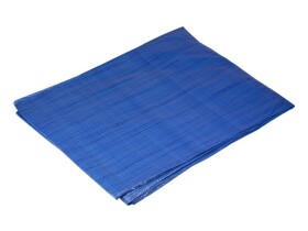 Plachta zakrývací s oky, PE 50g/m2, 3×3m, modrá