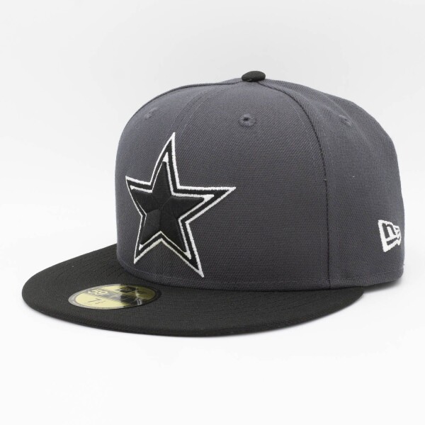 New Era Pánská kšiltovka Dallas Cowboys NFL 2-Tone 59FIFTY Fitted Graphite Velikost: 7