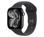 Apple Watch Series 11 GPS 46mm Jet Black Aluminium Case with Black Sport Band - S/M EDF_1218835