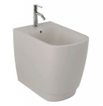 KLUDI - Resa S Stojící bidet, otvor pro baterii, matná písečně šedá 27BIB01O2