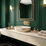REA - Podomítková umyvadlová baterie Arcos Brush Gold REA-B6977