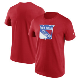 Fanatics Pánské tričko New York Rangers Primary Logo Graphic T-Shirt Athletic Red Velikost: