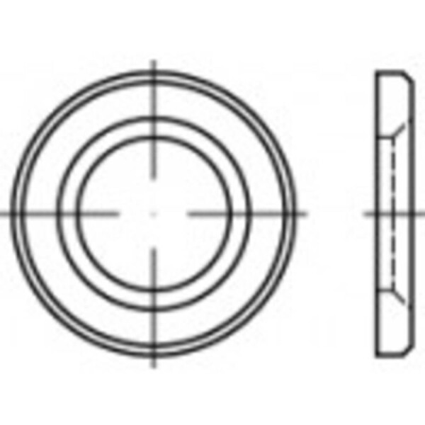 HV destičky 43 mm 78 mm ocel pozinkováno žárem 1 ks TOOLCRAFT 146521