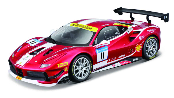 Bburago 1:24 Ferrari Racing MODEL KIT - 488 Challenge (Formula racing 2017)